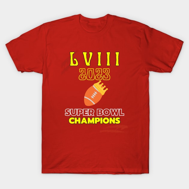 SUPER BOWL 2023 KANSAS CITY CHAMPIONS T-Shirt by Lolane